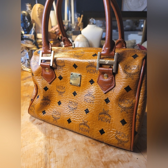 MCM Small Boston Bag